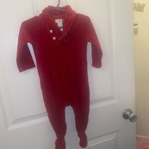 Polo by Ralph Lauren Red Kids Footie One Piece
